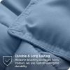 Full/Double Size All Season Super Soft Down Alternative Comforter Set Blue