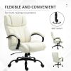 Cream White Big/Tall Adjustable Height Office Chair - 500 lbs. Weight Capacity
