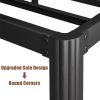 Full size Heavy Duty Metal Bed Frame Platform with Round Edge Legs