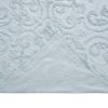 Full Size 100-Percent Cotton Chenille 3-Piece Coverlet Bedspread Set in Blue