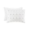 King/Cal King 3-Piece Ivory Pompom Microfiber Comforter Set