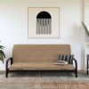 Full size 6-inch Thick Innerspring Futon Mattress in Tan
