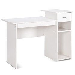 Computer Desk PC Laptop Table with Drawer and Shelf