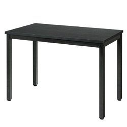 Computer Desk with Cable Organizer Sturdy Writing Desk Black