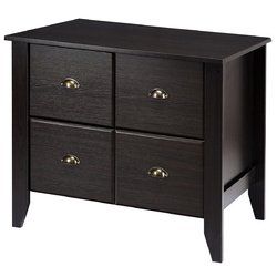 Multi-function Retro Lateral File Storage Cabinet with 2 Drawers