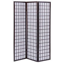 3 Panel Wood Folding Privacy Room Divider